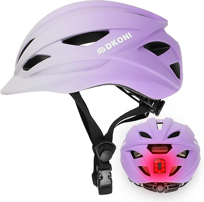 Bike Helmet Adult Urban:Bicycle Helmet for Men Women with USB Charge D – Motexa