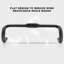 Alfa Pasca Aero Handlebars for Road Bike Carbon Racing Bicycle Handlebars Drop Bars Lightweight 31.8 UD Glossy/Matte 400/420/440mm