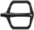 Connect Black Aluminum Pedals - CNC Machined 6061-T6 Lightweight Low-Profile Off-Road & MTB Pedals with CrMo SCM 415 Spindle, 22 Pins, Sealed Bearings, 14mm Concave Platform for Superior Grip & Perfor