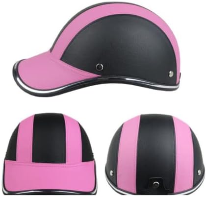 Bicycle Helmet for Adults Small/Large Bike Helmet for Women and Men Adjustable Safe Baseball Cap PU Sunshade 21.7-24.4 INCH Bike Cycling Helmets with 12PCs Reflective Sticker