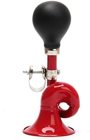 Coolrunner Bugle Horn, Retro Clown Horn, Kids Bike Horn, Classic Vintage Metal Twist Loudspeaker Siren Hooter Snail Air Horn for Vehicles Bicycles Golf Cart
