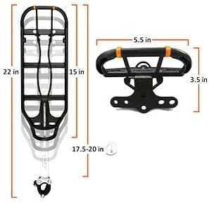 Ibera PakRak Bicycle Seat Post Commuter Rack and Quick-Release Bag
