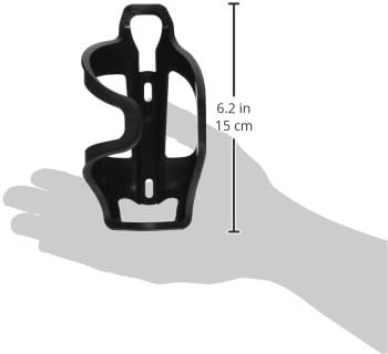 LEZYNE Flow Cage SL Bike Water Bottle Cage - Side Load Bicycle Bottle Holder, Composite Matrix, Left/Right Options, Compact Frame Cycling Accessory - Right - Black