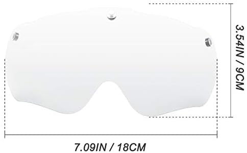 Shinmax Bike Helmet Magnetic Visor Removable Goggles Shield Only for Cycling Helmet in Model Bc-049&Bc-001&Bc-002