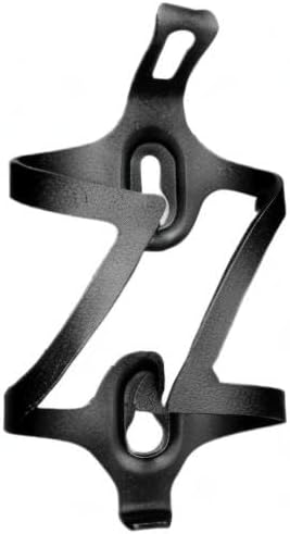 Alloy Aluminum Lightweight Bike Water Bottle Cage Water Bottle Holder for Road Bikes Easy to Install (Black)