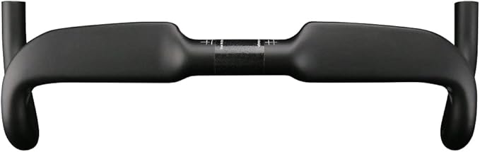 Alfa Pasca Aero Handlebars for Road Bike Carbon Racing Bicycle Handlebars Drop Bars Lightweight 31.8 UD Glossy/Matte 400/420/440mm
