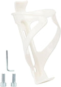 Lightweight Bicycle Water Bottle Holder - Secure, Versatile, and Stylish Bike Universal Drink Cage, Cycling, Road/Mountain Bikes (White)
