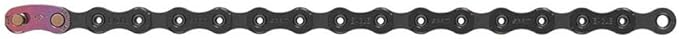 Sram PC X01 Eagle Hollow Pin 126 Links Power Lock 12-Speed Chain - Black/Black
