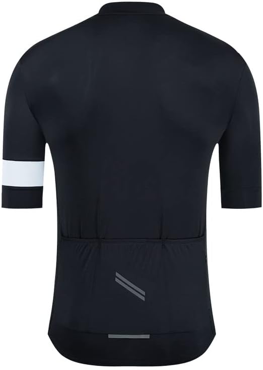 YKYWBIKE Cycling Jersey Men Aero Race Fit, Road Bike Jersey Short Sleeved Moisture Wicking, Breathable,Zip Pocket,UPF50＋