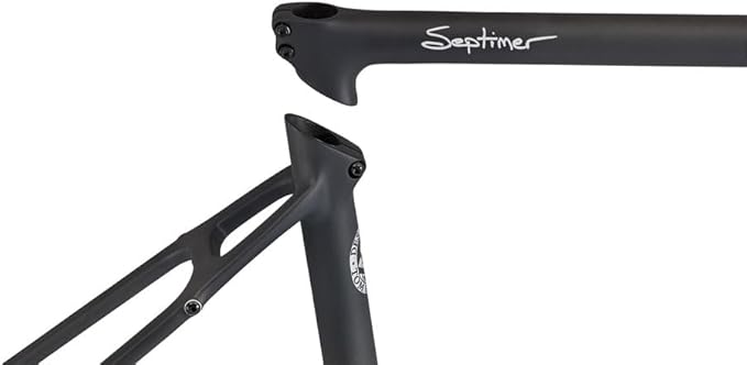 Ritchey Septimer Break-Away Carbon Frameset - Lightweight 700c All-Road Bike with Carbon Fiber Construction, Modular Disassembly, Hydraulic Disc Brakes, & Versatile Tire Clearance