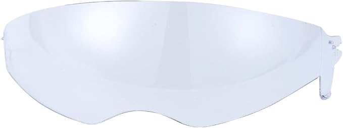 VCOROS Helmet Visor Carbon Fiber Open Face Motorcycle Replacement Shield 2 Color Lens Available（Clear）