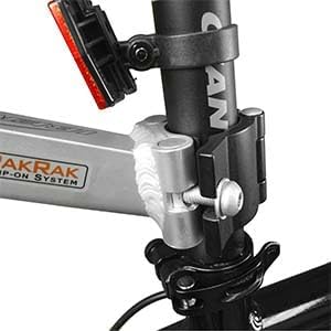 Ibera PakRak Bicycle Seat Post Commuter Rack and Quick-Release Bag