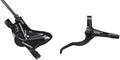 SHIMANO BR-MT420 Disc Brake and BL-MT401 Lever - Rear, Hydraulic, 4-Piston, Post Mount, Black