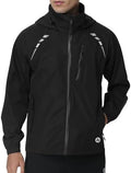 Nepest Cycling Rain Jacket Mens Waterproof Lightweight Packable Biking Windbreaker with Hood Raincoat for Running Hiking