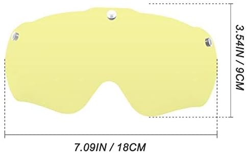 Shinmax Bike Helmet Magnetic Visor Removable Goggles Shield Only for Cycling Helmet in Model Bc-049&Bc-001&Bc-002