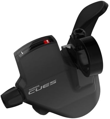ZUKKA Bike Shifter Left SL-U4000-2R 2 Speed Thumb Gear Shifter Mountain Bicycle Folding Bike Commuter Bike