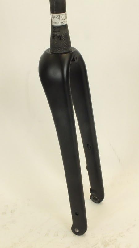 Motobecane Lightweight Carbon Fiber Fork 1 1/8 Bladed Alloy Steer Tube Uncut Black or Matt