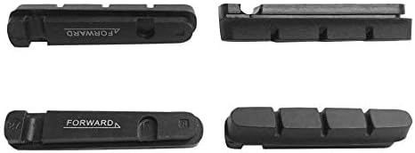 Gray Road Bike Brake Pads for Carbon Wheels