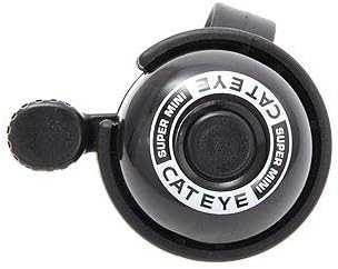 CATEYE PB-600 Super Mini Bell – Compact and Lightweight Bolt-on Aluminum Bike Bell with Loud 88db Sound, Fits 22 mm Handlebars, Fits Road, MTB, Kids Bikes