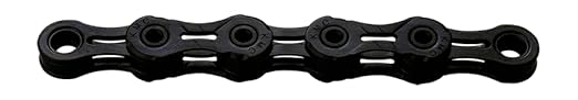 KMC 10-Speed DLC10 Series High-Performance Chain | for Road/Mountain/Gravel | Shimano, SRAM, and Campagnolo Compatible | 116 Links, Missing Link Included | Green