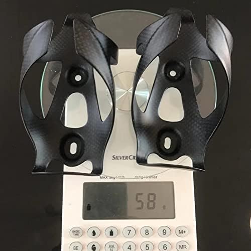 [US Stock] RXL SL Full Carbon Fiber Water Cup Cage Carbon MTB Road Bike Bicycle Water Bottle Holder Super Light 3K Gloss 20g Black White
