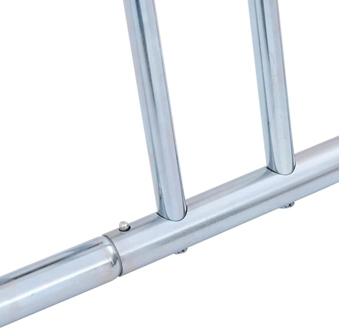 Galvanized Steel Floor Freestanding Bicycle Stand for 4 Bikes, 4 Bikes Floor Bike Stand, Bike Floor Parking Rack for Indoor & Outdoor Garage Storage,-866