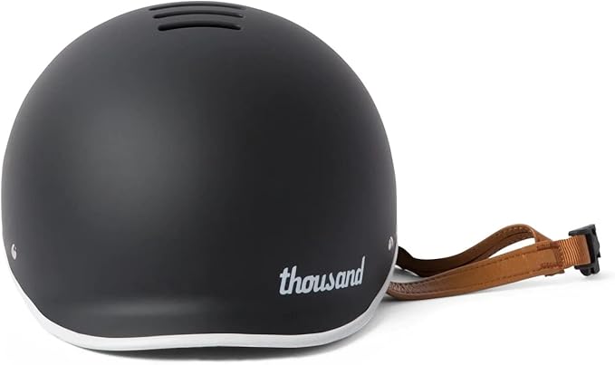 Thousand Heritage 1.0 Adult Bike Helmet; The Original Low Profile Retro Commuter Cycling Helmet Safety Certified for Bicycle Skateboard Skating Roller Skates; for Men & Women