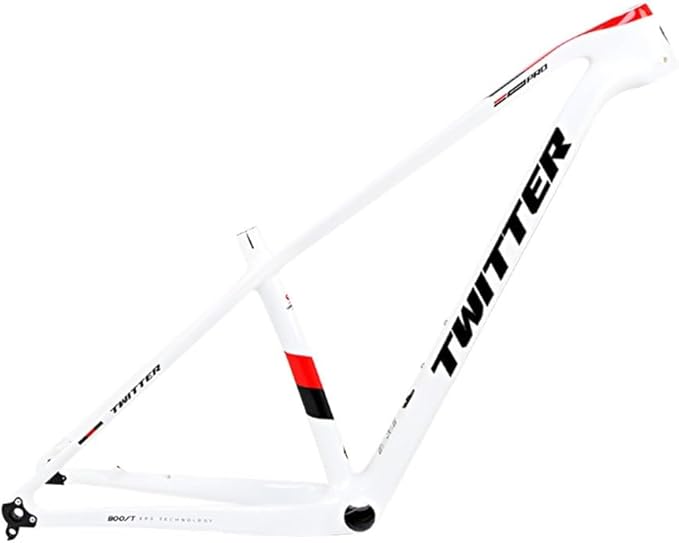 TUJISEK Mountain Bikes Frame Carbon Fiber 15''/17''/19'' Thru Axle 12 * 148mm Boost Mountain Bikes Frame Disc Brake XC Frame Internal Routing for 27.5 29er Wheels