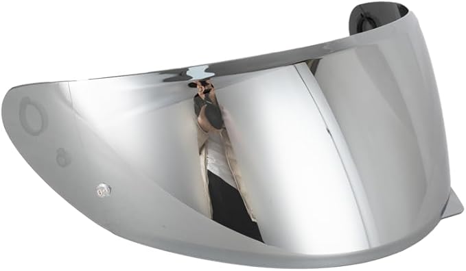 HJ-34P Visor Shield Replacement,HJC C10 Motorcycle Helmet Visor Compatible with HJ-34P HJC C10 UV Protection (Silver)