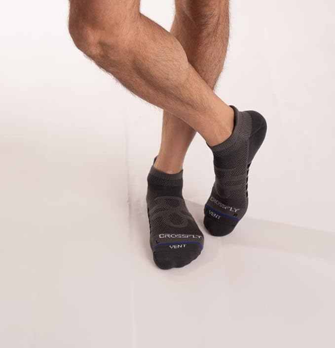 Men's Vent Low Cut Socks,Breathable, Anti-Blister Heel Tab and Arch Support, Ideal For Running, Cycling and Hiking
