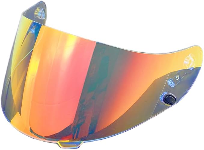 HJ-09 Helmet Visor Replacement,Tinted Motorcycle Helmet Face Shield Sunshield UV Protection for HJC CL-15 CL-17 CL-16 CL-SP AC-12 FS-10 CS-R1 IS-16 CS-R2 (Revo Clear Red)