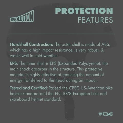 TSG Evolution Bike & Skate Helmet | for Cycling, BMX, Skateboarding, Rollerblading, Roller Derby, E-Boarding, E-Skating, Longboarding | Triple Certified, Swiss Design