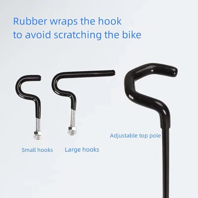 Bike Stand Floor Stand Bicycle Type Parking Rack Vertical Bracket for Bicycles, 3-in-1 Parking Maintenance and Storage Function, are Suitable for All Kinds of Mountain Bikes and Road Bikes
