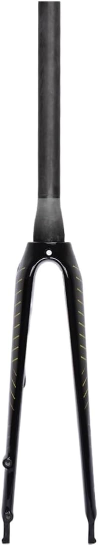 700C Full Carbon Fiber Road Bikes Fork QR 9X100mm Disc Brake Hard Forks 1 1/2" Tapered Tube Threadless Front Fork