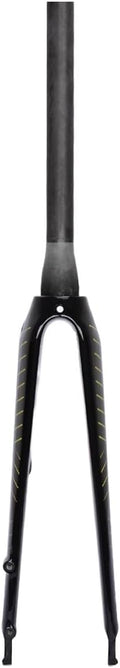 700C Full Carbon Fiber Road Bikes Fork QR 9X100mm Disc Brake Hard Forks 1 1/2" Tapered Tube Threadless Front Fork