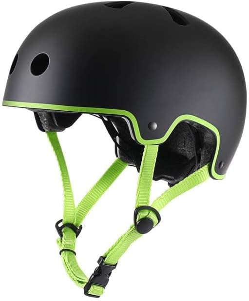 Skateboard Helmet, BMX Helmet, Multi-Sport Helmet, Bike Helmet for Kids, Youth, Men, Women