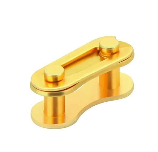 Single Speed Bike Chain | Link Connector Master Link for Bicycle Chain | Bike Chains | Quick Link | Chain Connector | MTB Master Link 1/2X1/8 Suitable with All Single Speed Bike Gold 5 Unit Set.
