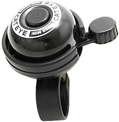 CATEYE PB-600 Super Mini Bell – Compact and Lightweight Bolt-on Aluminum Bike Bell with Loud 88db Sound, Fits 22 mm Handlebars, Fits Road, MTB, Kids Bikes