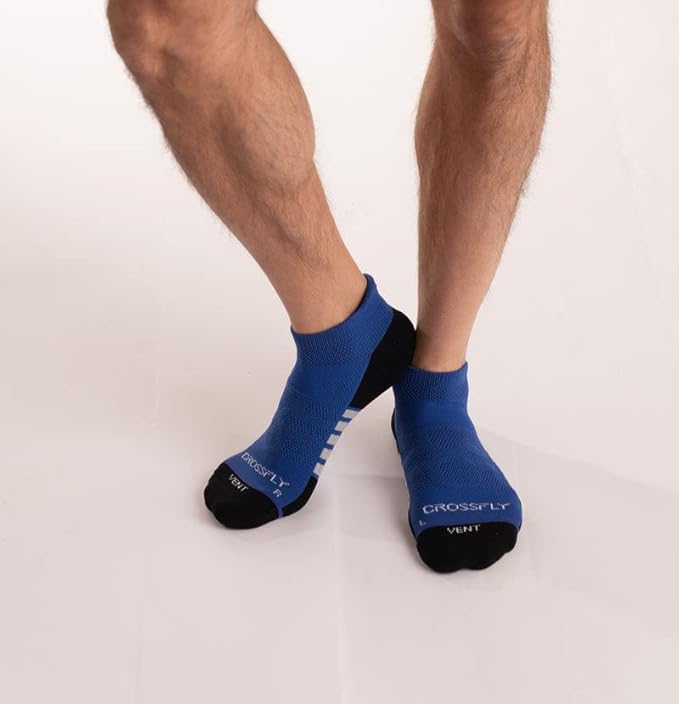 Men's Vent Low Cut Socks,Breathable, Anti-Blister Heel Tab and Arch Support, Ideal For Running, Cycling and Hiking