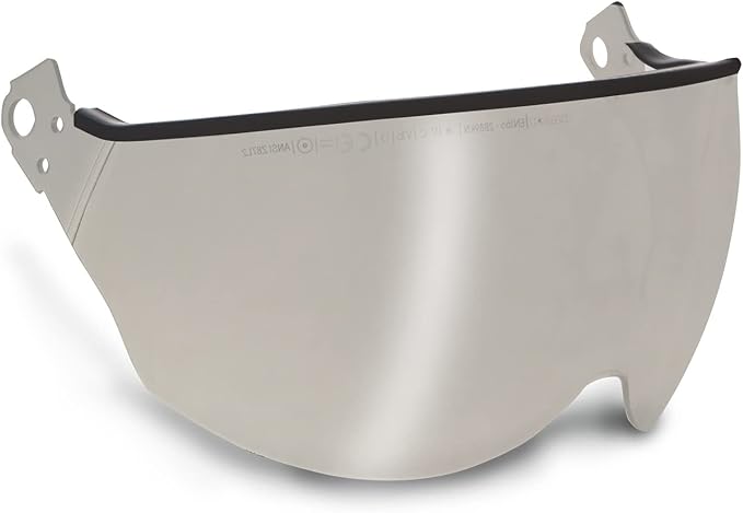 KASK Safety Visor V2 PLUS HELMET VISOR, 520-Silver Mirror