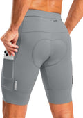 Bikewa Men's Bike Shorts 4D Padded Cycling Shorts for Men Road Riding Biking Bicycle Zipper Pockets