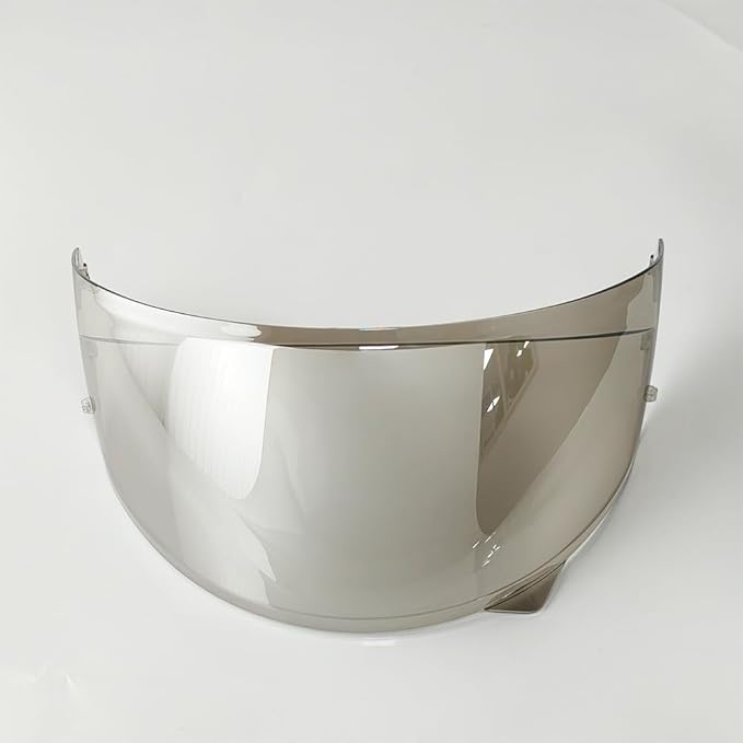 HJ-34P Helmet Visor Replacement for HJC C10.Motorcycle Helmet Shield UV Protection Compatible with HJC C10 (Revo Clear Silver)