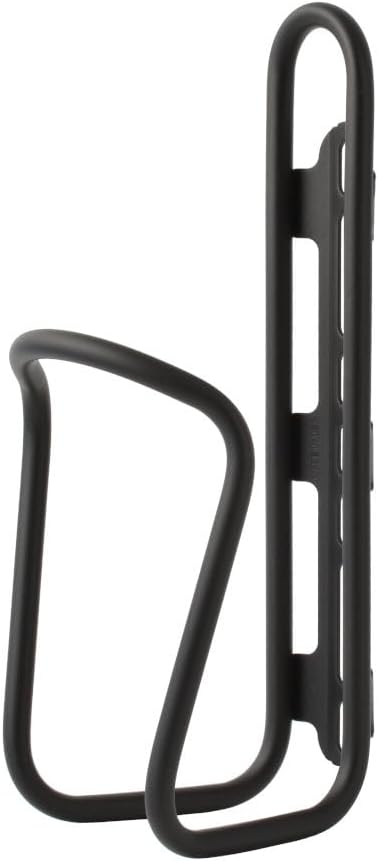 Widefoot StoutCage - Stainless Steel Water Bottle Cage for Bicycles - Made in The USA (Black)