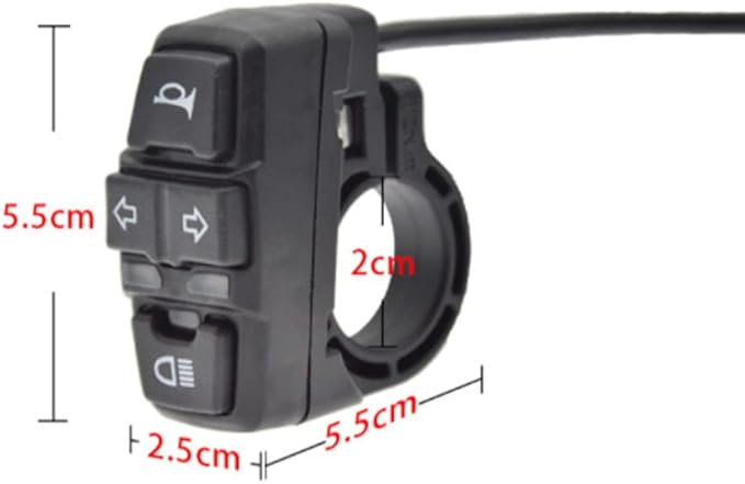 Bike Headlight-Taillight Combinations -24V to 48V E-Bike Headlight Turn Signal Rear Light with Switch,Front Rear Warning Lights Kit for Electric Bike Scooter