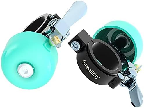 Greallthy Bike Bell Classic Brass Bicycle Bell,Bike Bells for Adults Kids, Loud Retro Bell for Road & Mountain Bikes, Universal Handlebar Fit