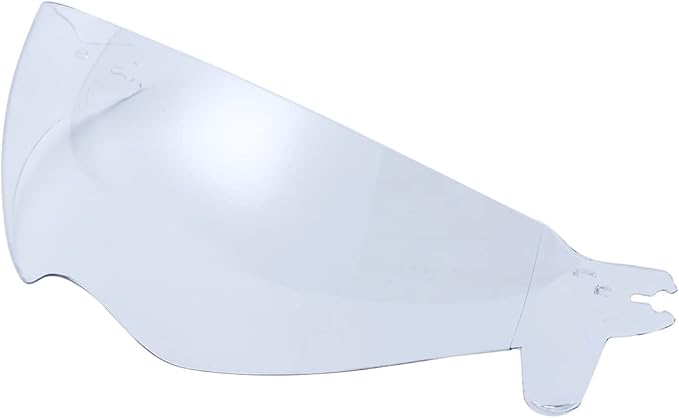 VCOROS Helmet Visor Carbon Fiber Open Face Motorcycle Replacement Shield 2 Color Lens Available（Clear）