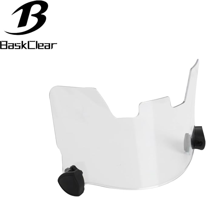 Football Visor Helmet Clear Visor, Scratch Resistant, UV Block, Anti-Fog, Anti-Cracking. Fits Youth and Adult Football Helmets.