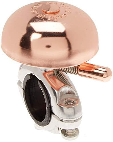CATEYE OH-2200 Yamabiko Bicycle Bell – Classic Brass Bike Bell with Loud 85 Decibel Sound for Safety, Fits Road, MTB, Kids Bikes, Aluminum Bolt-on Design