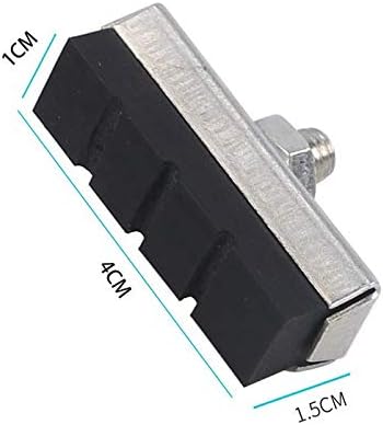 Free-fly Bike Bicycle Brake Pads - 40mm, Black (4 pieces, 2 Pairs)