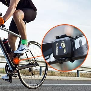 COOSPO Bike Computer GPS Wireless, ANT+ Cycling Computer GPS with Bluetooth, Multifunctional ANT+ Bicycle Computer GPS with 2.4 LCD Screen, Bike Speedometer with Auto Backlight IP67